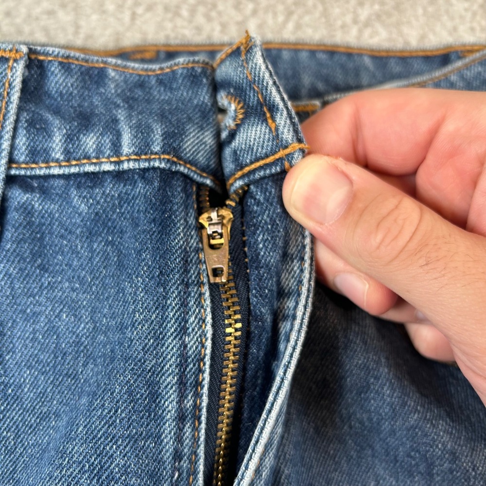 Vintage 90s Levis 550 Relaxed Fit Jeans Kids 3 JR L Blue High Rise Made In USA - Picture 5 of 16